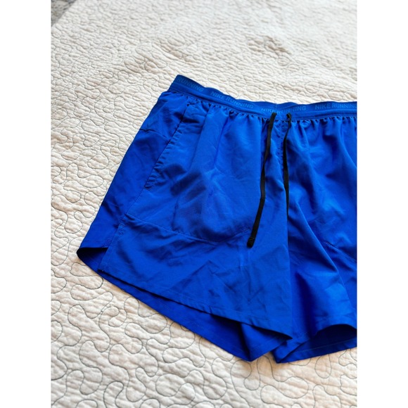 Nike Stride Men's 5 Inch Running Shorts Blue Size Medium #158 - Picture 3 of 9